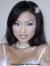 Felicia Tang in White See Through Dress...