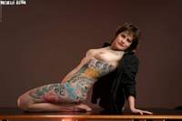 Intelligent kinky tattoos bad chick Michelle Aston