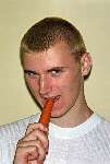 Tolian Hripanov Playing with Carrot brought to you by Andriy Maymulakhin of www.GayUkraine.com