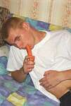 Tolian Hripanov Playing with Carrot brought to you by Andriy Maymulakhin of www.GayUkraine.com